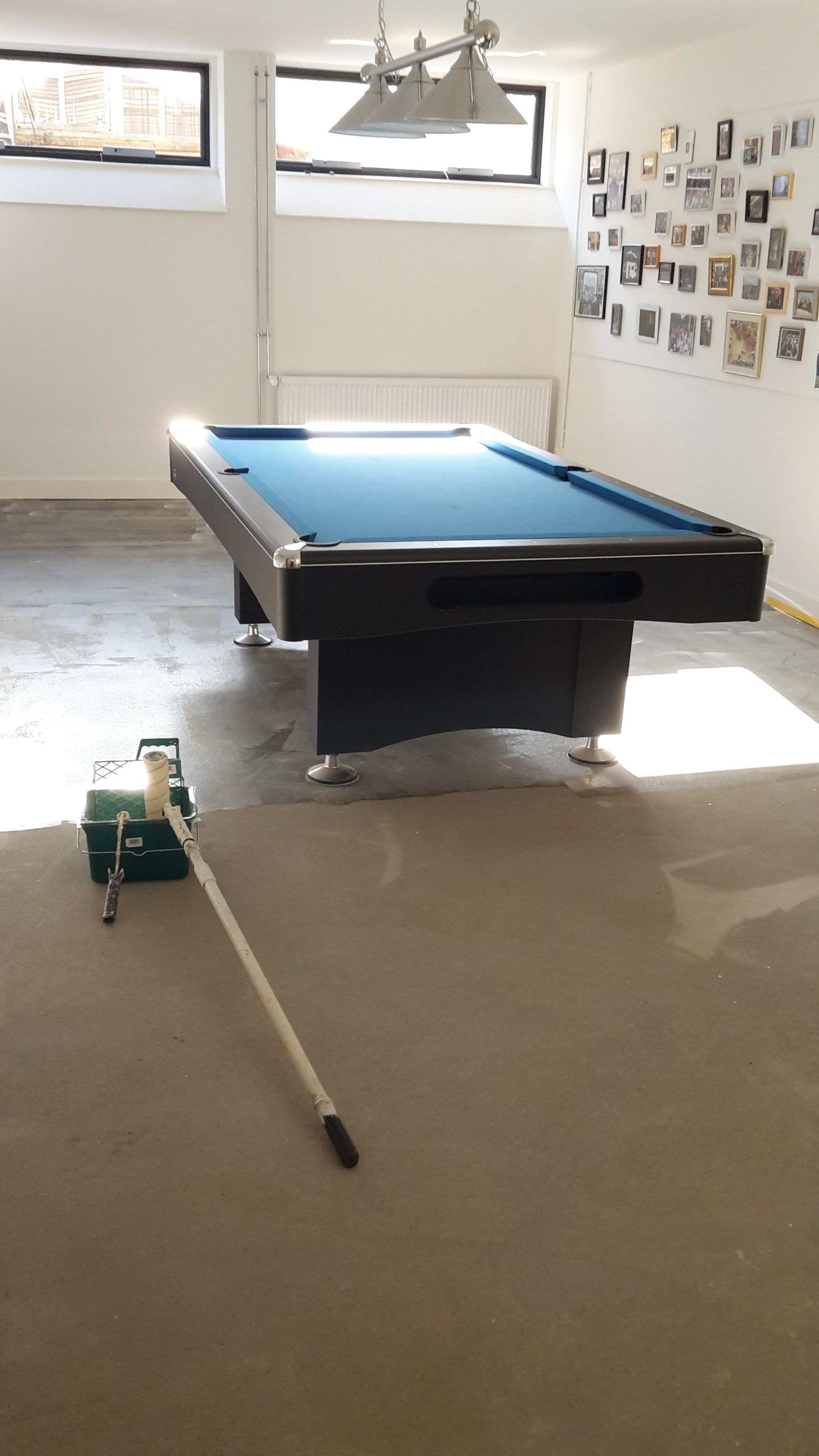 Chipsvloer in kelder/pool ruimte (0)